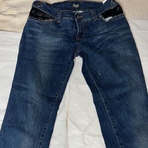 D&G Dark Blue Straight Jeans